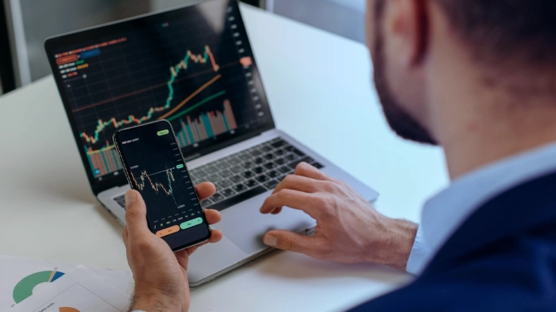 Panel de control de trading de Bltcoin Bank